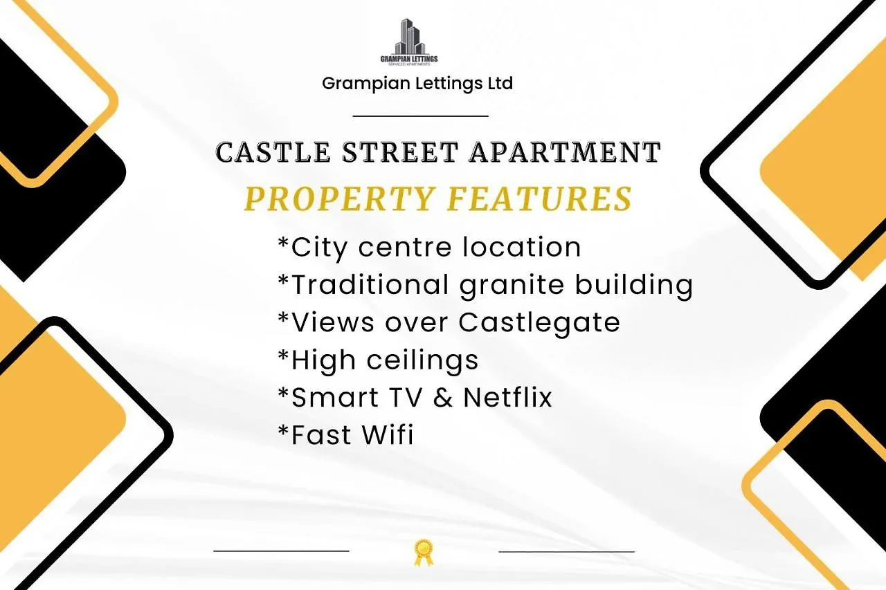 Castle Street Apartments ✪ Grampian Lettings Ltd 애버딘 0*,